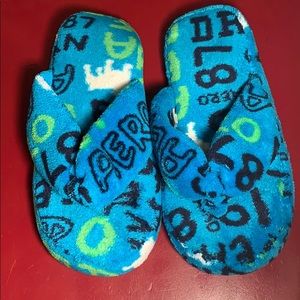Aeropostale Flip Flop Slippers Blue